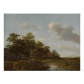 Jan Vermeer van Haarlem, Landscape with a Farm フォトプリント (正面)