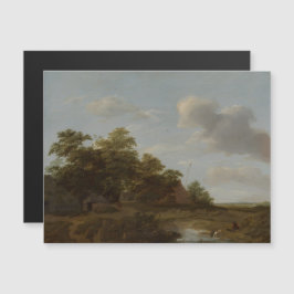 Jan Vermeer van Haarlem, Landscape with a Farm マグネット招待状