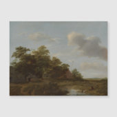 Jan Vermeer van Haarlem, Landscape with a Farm マグネット招待状 (正面)