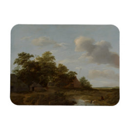 Jan Vermeer van Haarlem, Landscape with a Farm マグネット
