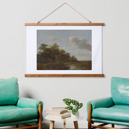 Jan Vermeer van Haarlem, Landscape with a Farm 吊り下げ型タペストリー (リビング)