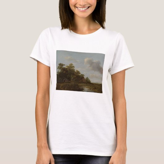 Jan Vermeer van Haarlem, Landscape with a Farm Tシャツ (正面)