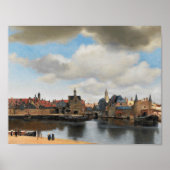 Jan Vermeer - View on Delft ポスター (正面)