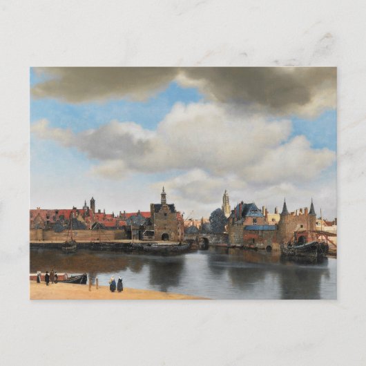 Jan Vermeer - View on Delft ポストカード (正面)