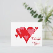 Jan Whiteの「ありがとうのハート」 ポストカード (スタンド正面)