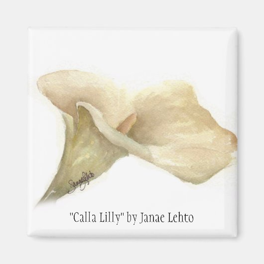 Janae Lehto著「Calla Lilly」 マグネット (正面)