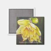 Janae Lehto著「December Flower: Narcissus」 マグネット (正面/裏面)