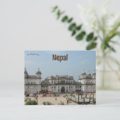 Janakpurdham NepalのJanaki Mandir ポストカード (スタンド正面)