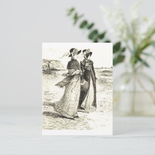 Jane Austenによる説得 ポストカード (スタンド正面)