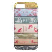 Jane Austenの7冊の本の電話/iPadケース Case-Mate iPhoneケース (裏面)