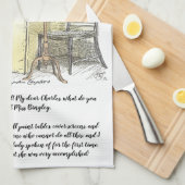 Jane Austenプライド&偏見 キッチンタオル (四つ折り)