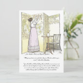 Jane Austenプライド&偏見 サンキューカード (スタンド正面)