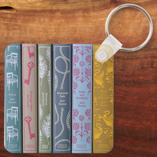 Jane Austen  キーホルダー (裏面)