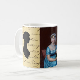 Jane Austen、本好きのギフト コーヒーマグカップ