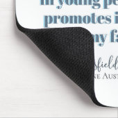 Jane Austen – 私の父 – ヴィンテージ帽子 マウスパッド (コーナー)