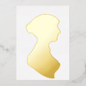 Jane Austen 箔招待状 (正面)