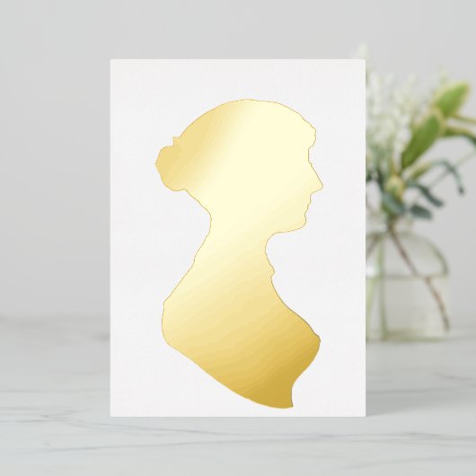 Jane Austen 箔招待状 (立ち正面)