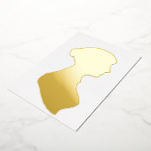 Jane Austen 箔招待状 (回転した状態)