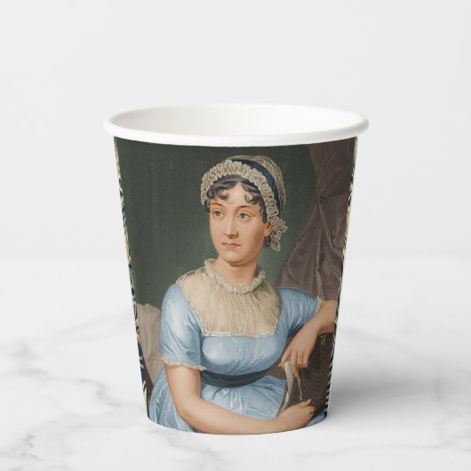 Jane Austen 紙コップ (裏面)