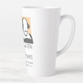 Jane Austen and Shakespeare Latte Mug カフェラテマグ (右)