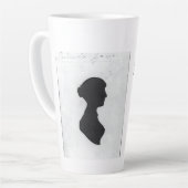 Jane Austen at 250 カフェラテマグ (左アングル)