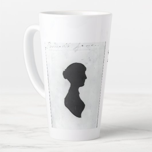 Jane Austen at 250 カフェラテマグ (左アングル)