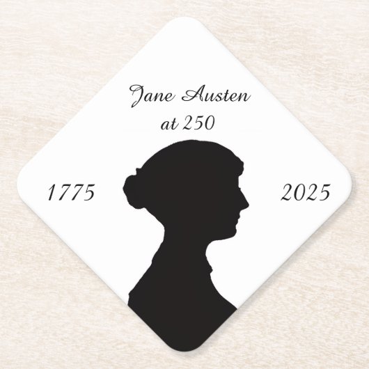 Jane Austen at 250 ペーパーコースター (正面)