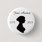 Jane Austen at 250 缶バッジ (正面)