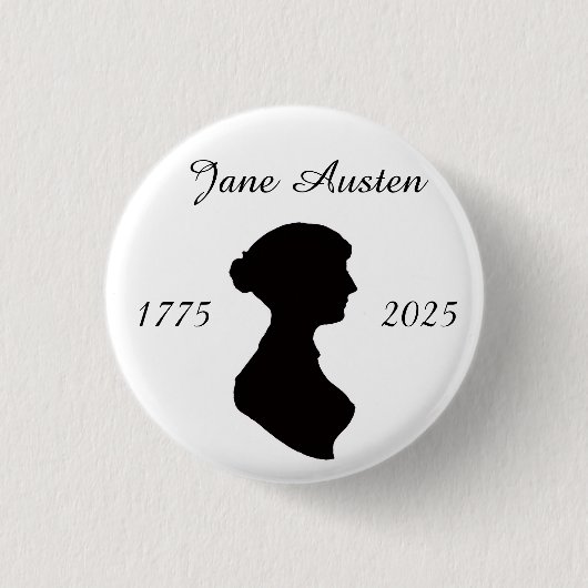 Jane Austen at 250 缶バッジ (正面)