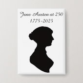 Jane Austen at 250 缶バッジ (正面)