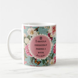 Jane Austen Book Quote Mug コーヒーマグカップ