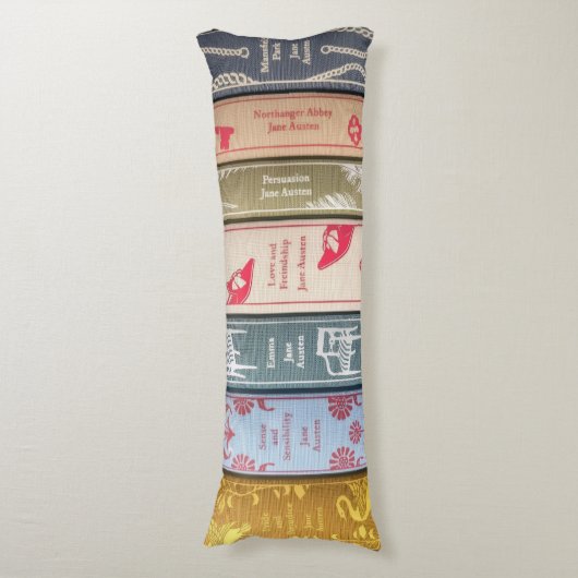 Jane Austen Books ボディピロー (正面縦)
