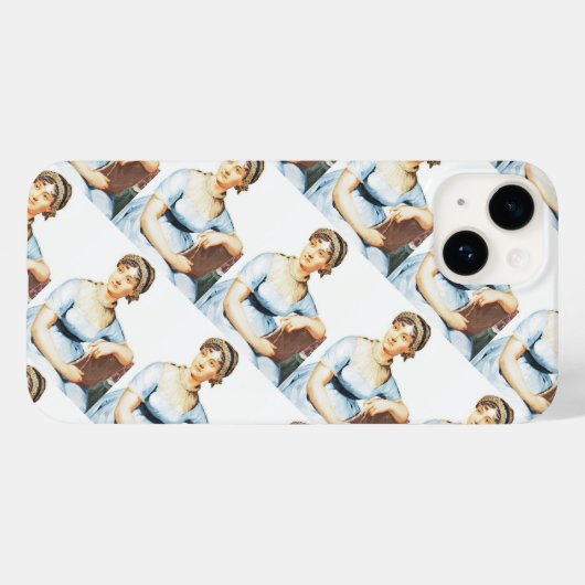 Jane Austen Case-Mate iPhoneケース iPhone 14ケース (裏面 (横))