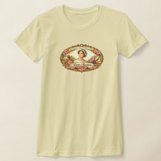 Jane Austen Fan club Tシャツ (レイダウン)