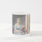 Jane Austen Frosted Glass Coffee Mug フロストグラスマグカップ (中央)