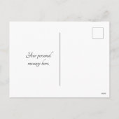 Jane Austen Happiness Quote, Pride and Prejudice シーズンポストカード (裏面)