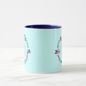 Jane Austen Happiness Quote, Pride and Prejudice マグカップ (中央)