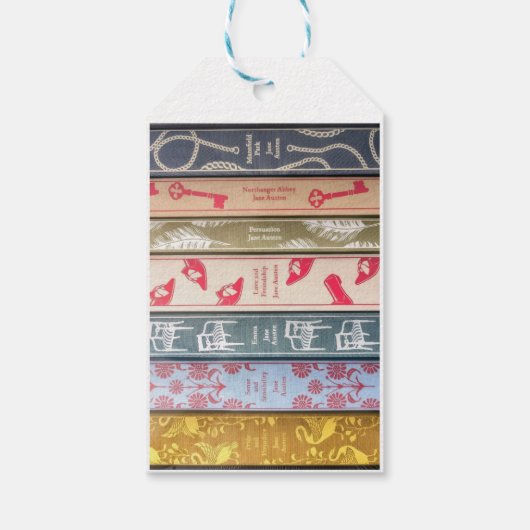 Jane Austen & Her Books ギフトタグ (裏面)