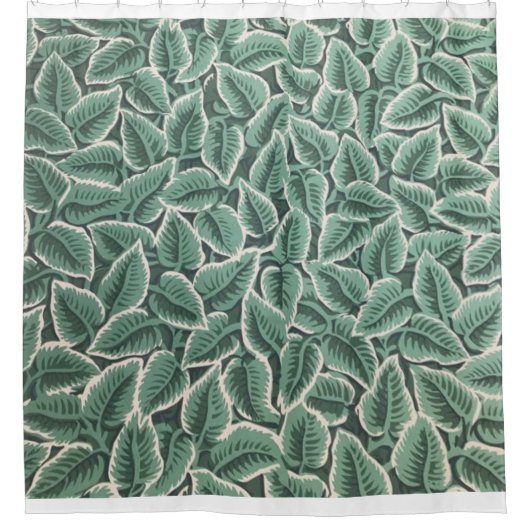 Jane Austen Home Wallpaper シャワーカーテン (正面)