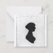 Jane Austen Home Wallpaper ノートカード (裏面)