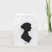 Jane Austen Home Wallpaper ノートカード (裏面)