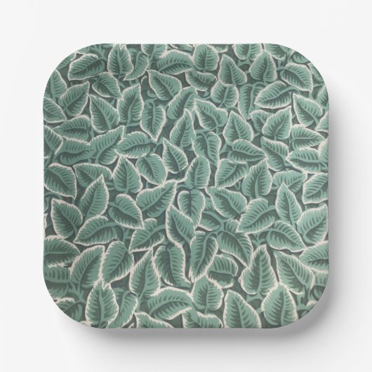 Jane Austen Home Wallpaper ペーパープレート (正面)