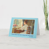 Jane Austen Letter Card カード (正面)