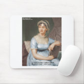 Jane Austen Loved U Less 引用 ギフト＆カード マウスパッド (マウス)