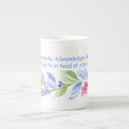 Jane Austen Motto Floral BONE CHINA ボーンチャイナマグカップ