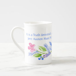 Jane Austen Motto Floral BONE CHINA ボーンチャイナマグカップ