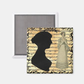 Jane Austen Music マグネット (正面/裏面)