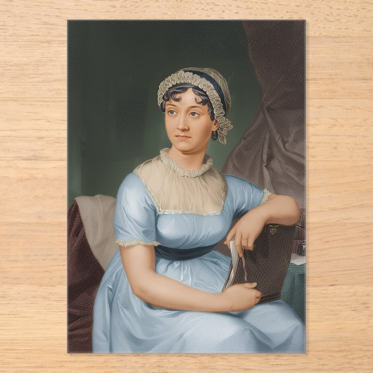 Jane Austen portrait アクリル招待状 (正面)