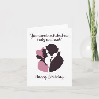 Jane Austen Pride and Prejudice Birthday  カード