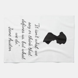 Jane Austen quote キッチンタオル